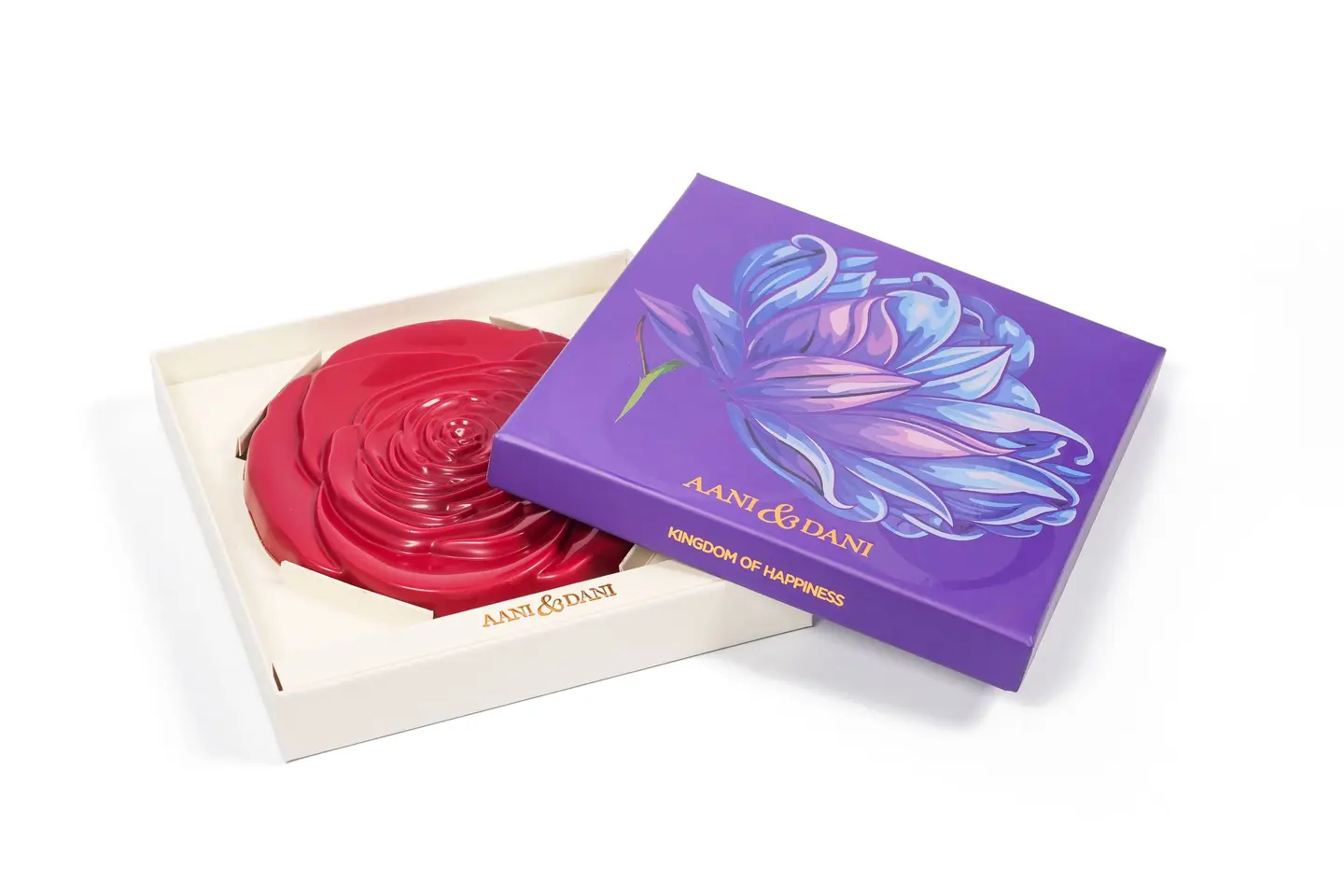 Signature Red Velvet Hazelnut Praline Box