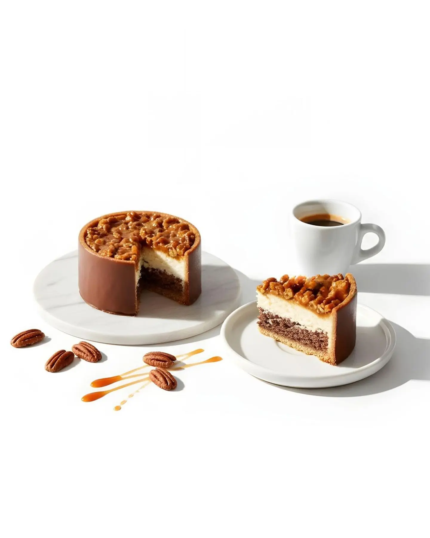 Biscuit Mini Cake Pecan Caramel