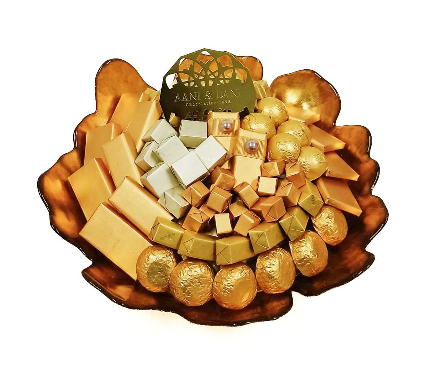 Sparkle Gold Decorative Big Bowl