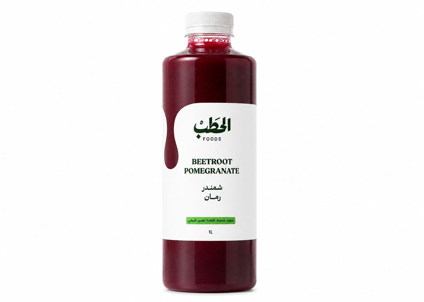 الحطب عصير شمندر ورمان 1لتر