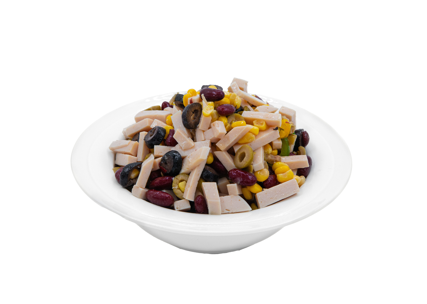 الحطب سلطة مورتديلا دجاج