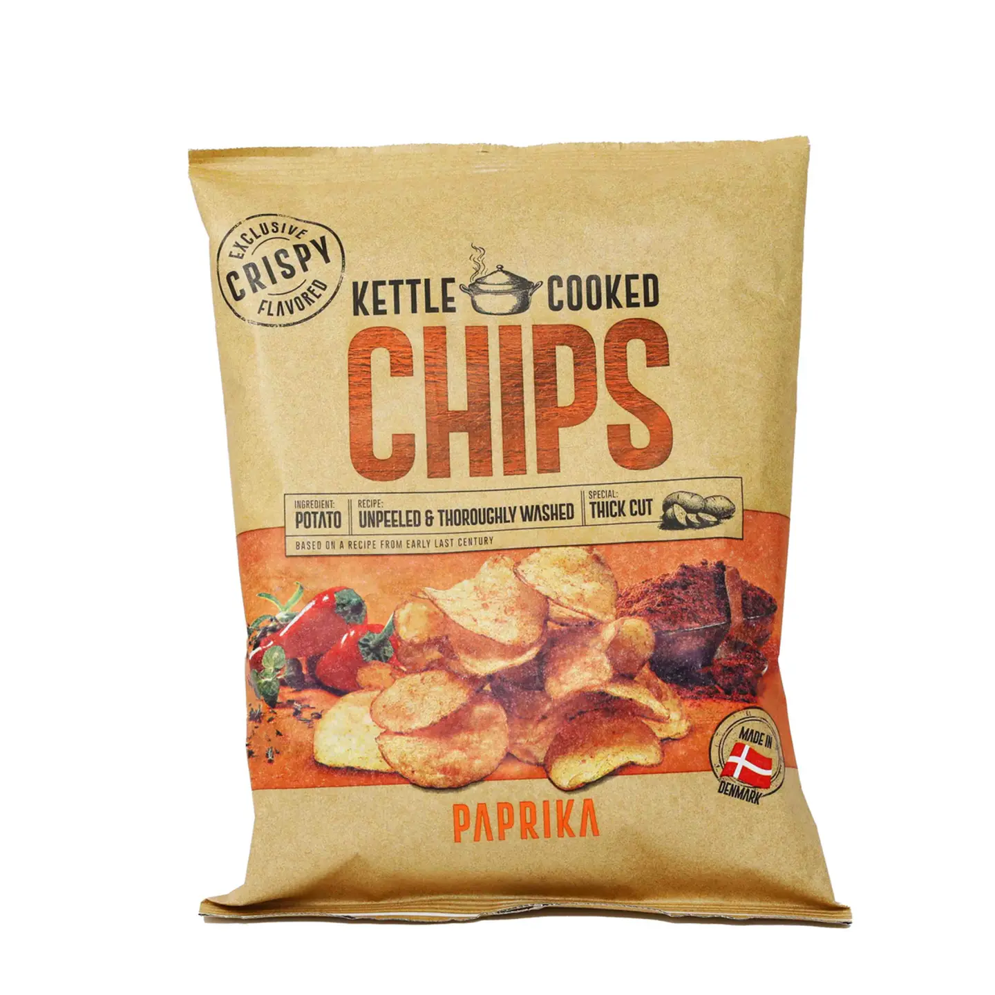 Kettle Cooked Chips With Paprika 150 Gm