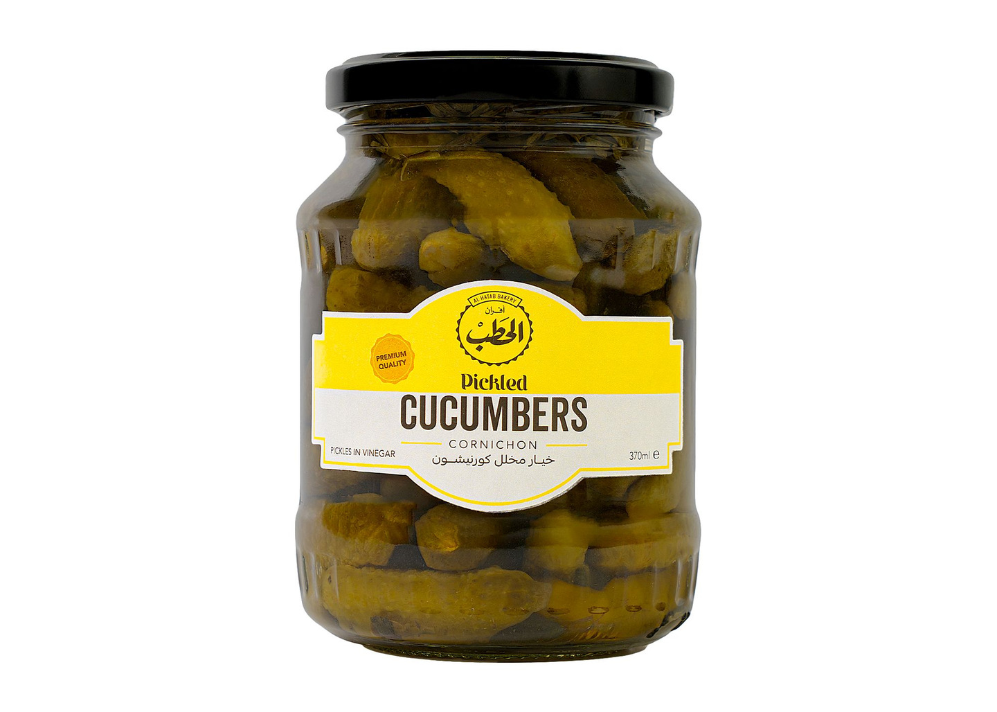 الحطب خيار مخلل كورنيشون 370مل