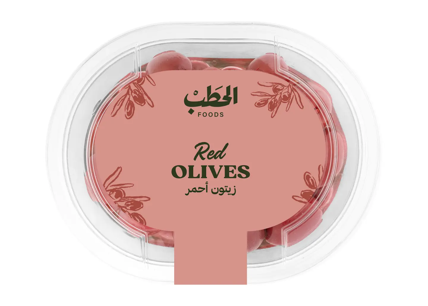 الحطب زيتون أحمر 250جم