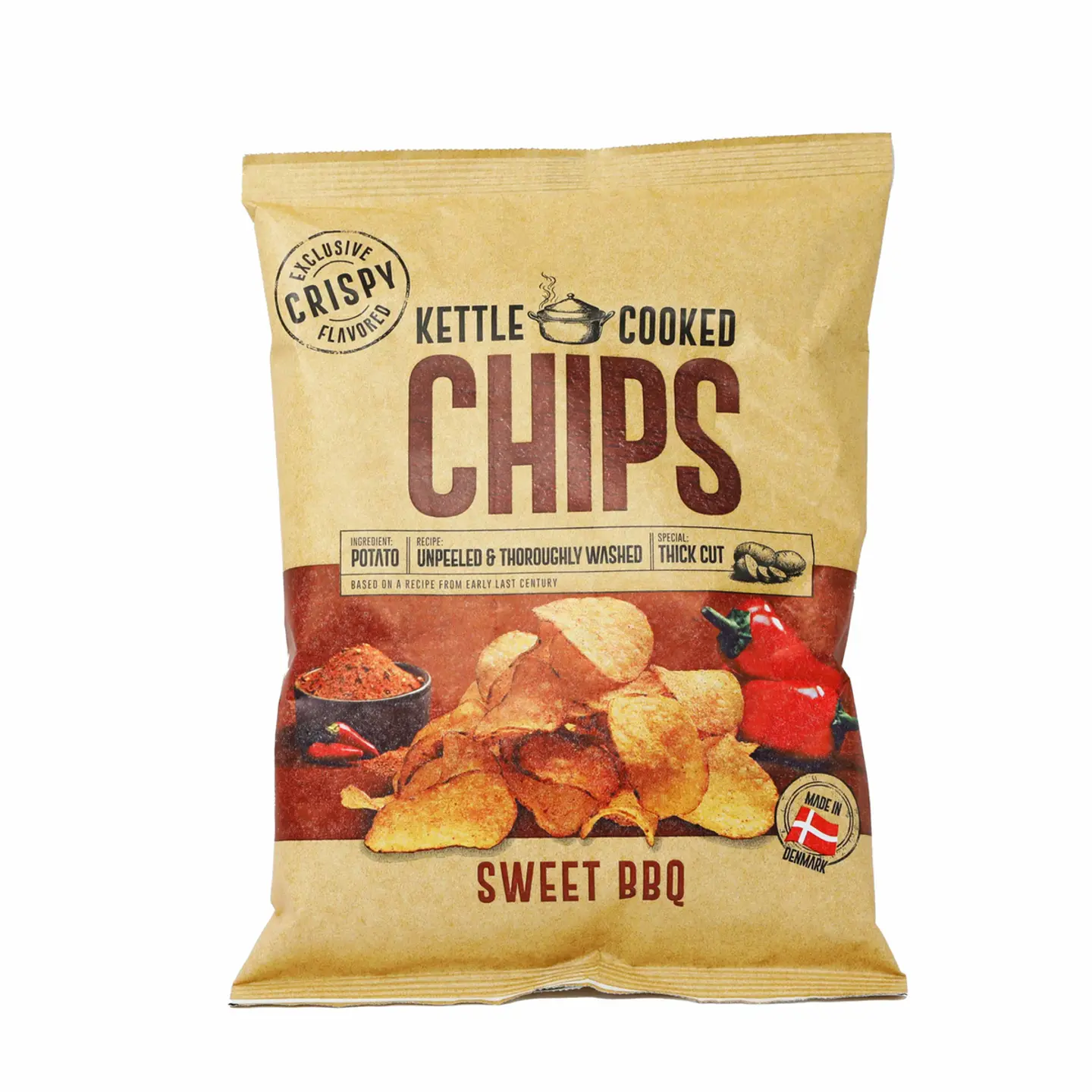 Kettle Cooked Chips With Sweet Bbq 150 Gm