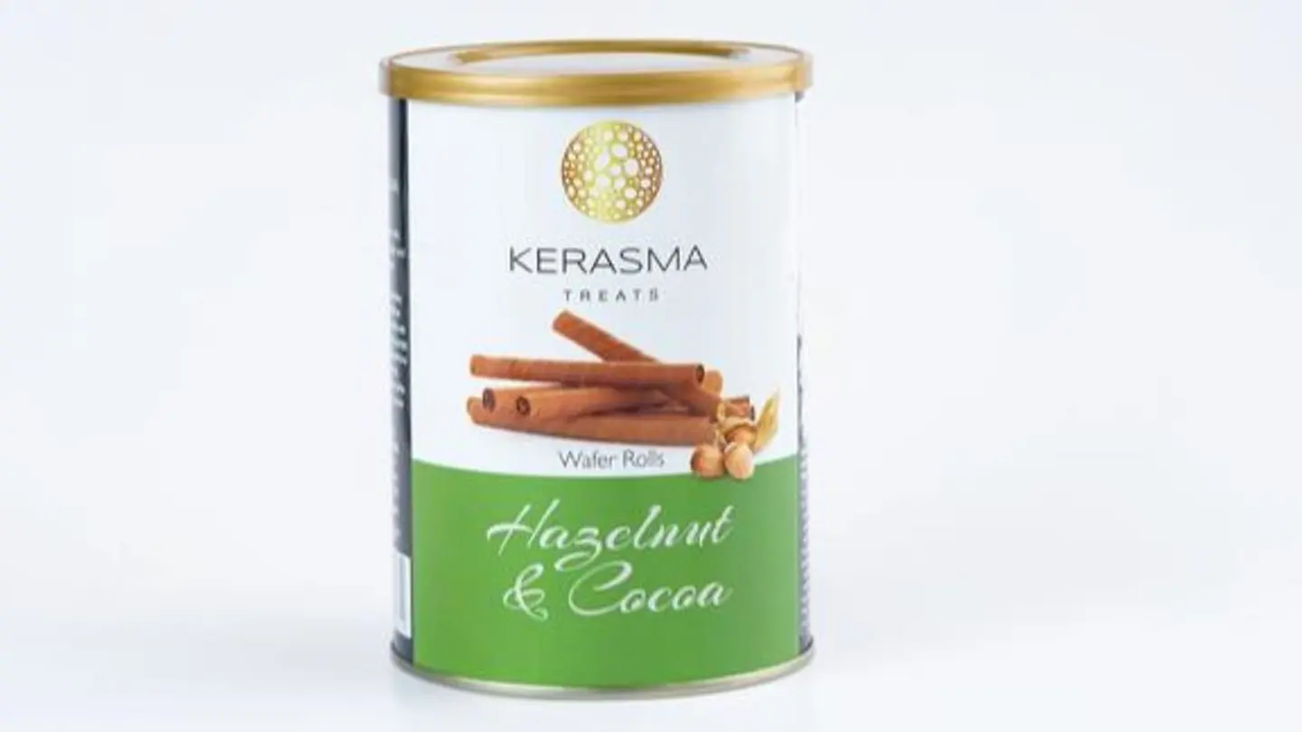 Kerasma Wfer Rolls W/Coc&Hazelnut 400g