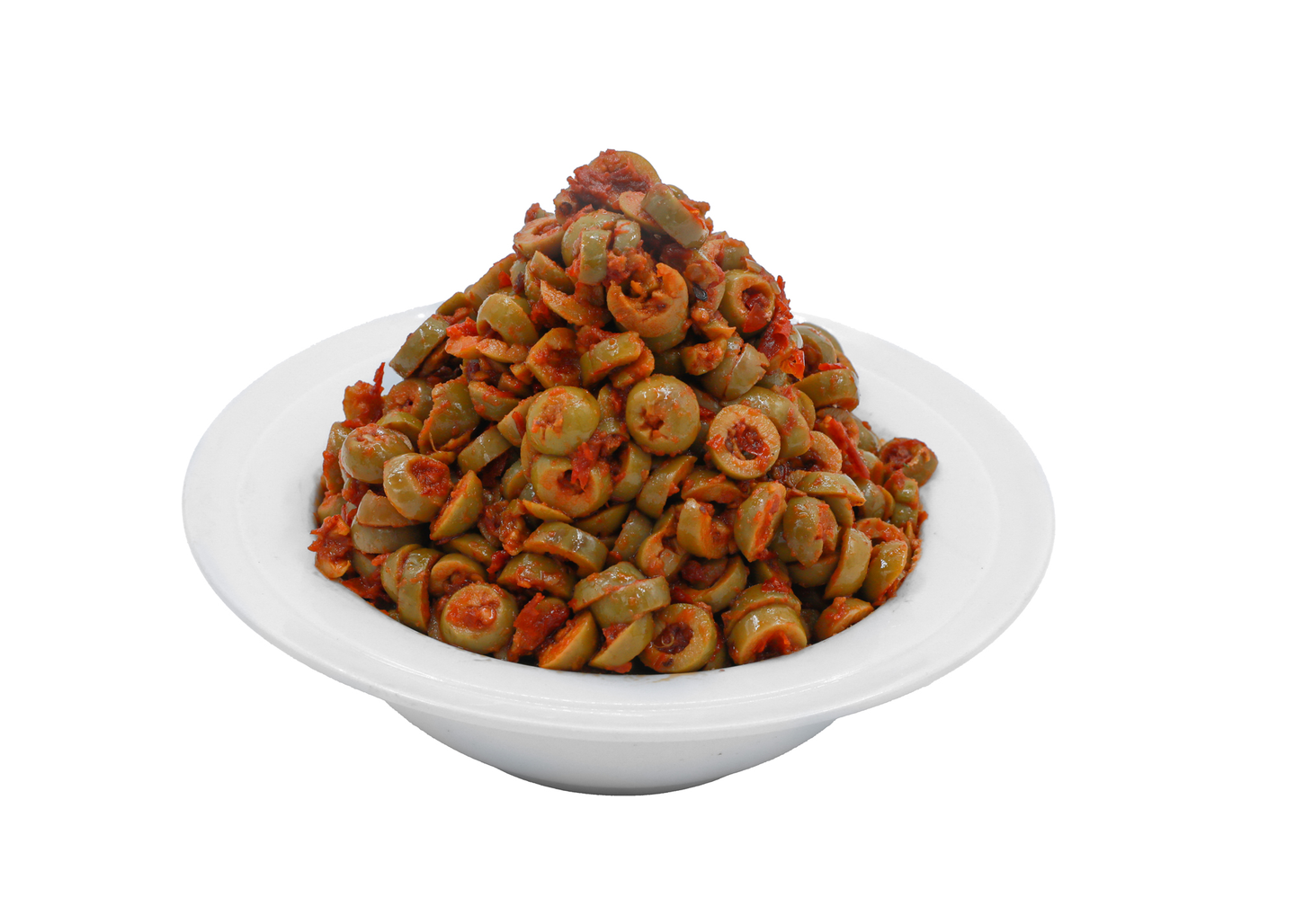 الحطب زيتون شرائح بالشطة