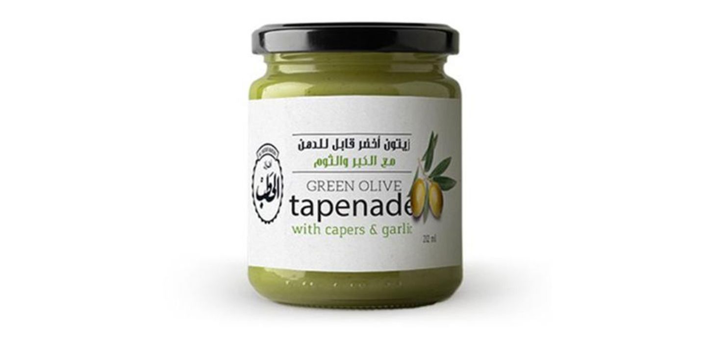 معجون زيتون اخضر مع الكبر و الثوم