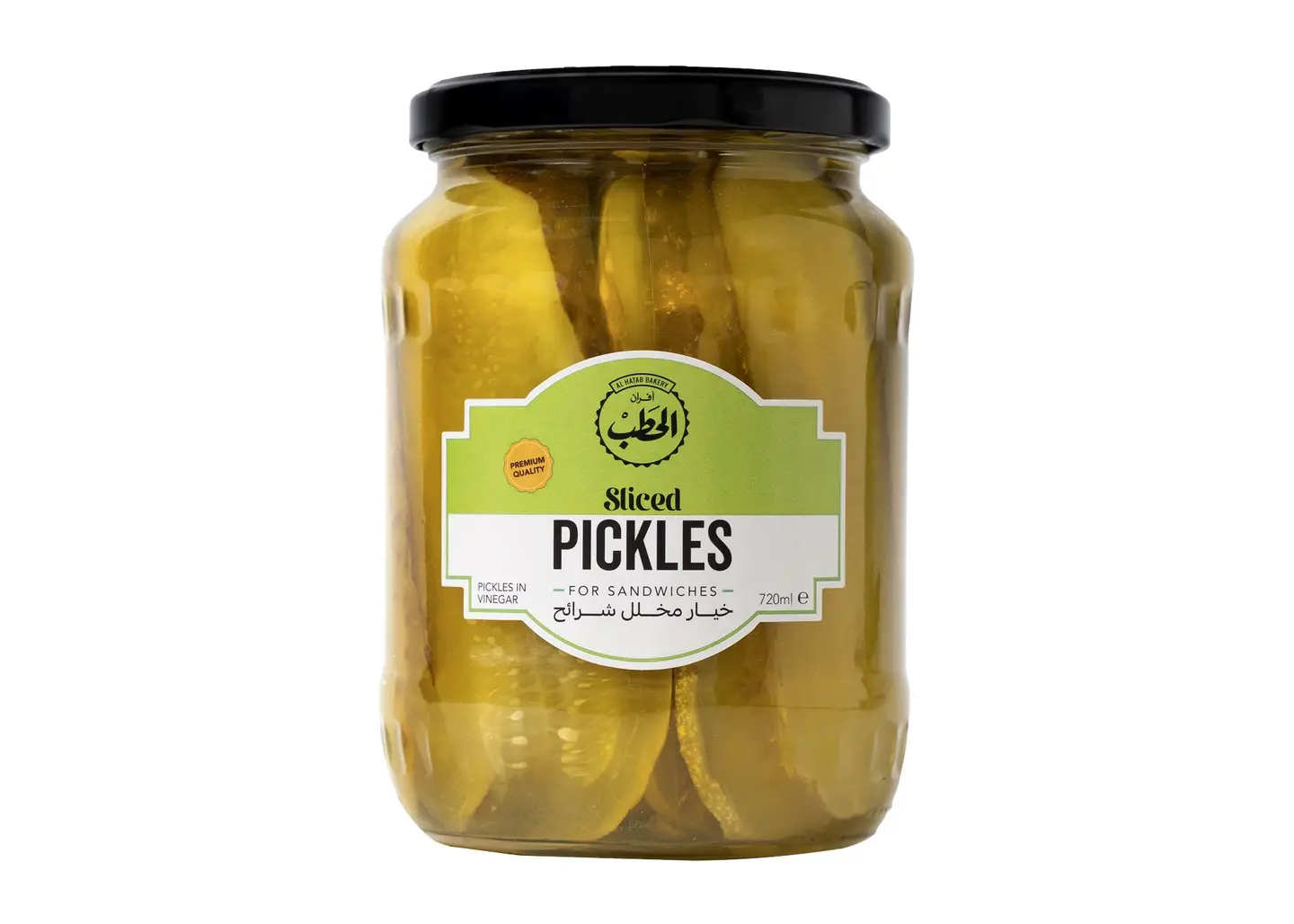 الحطب خيار مخلل شرائح 720مل