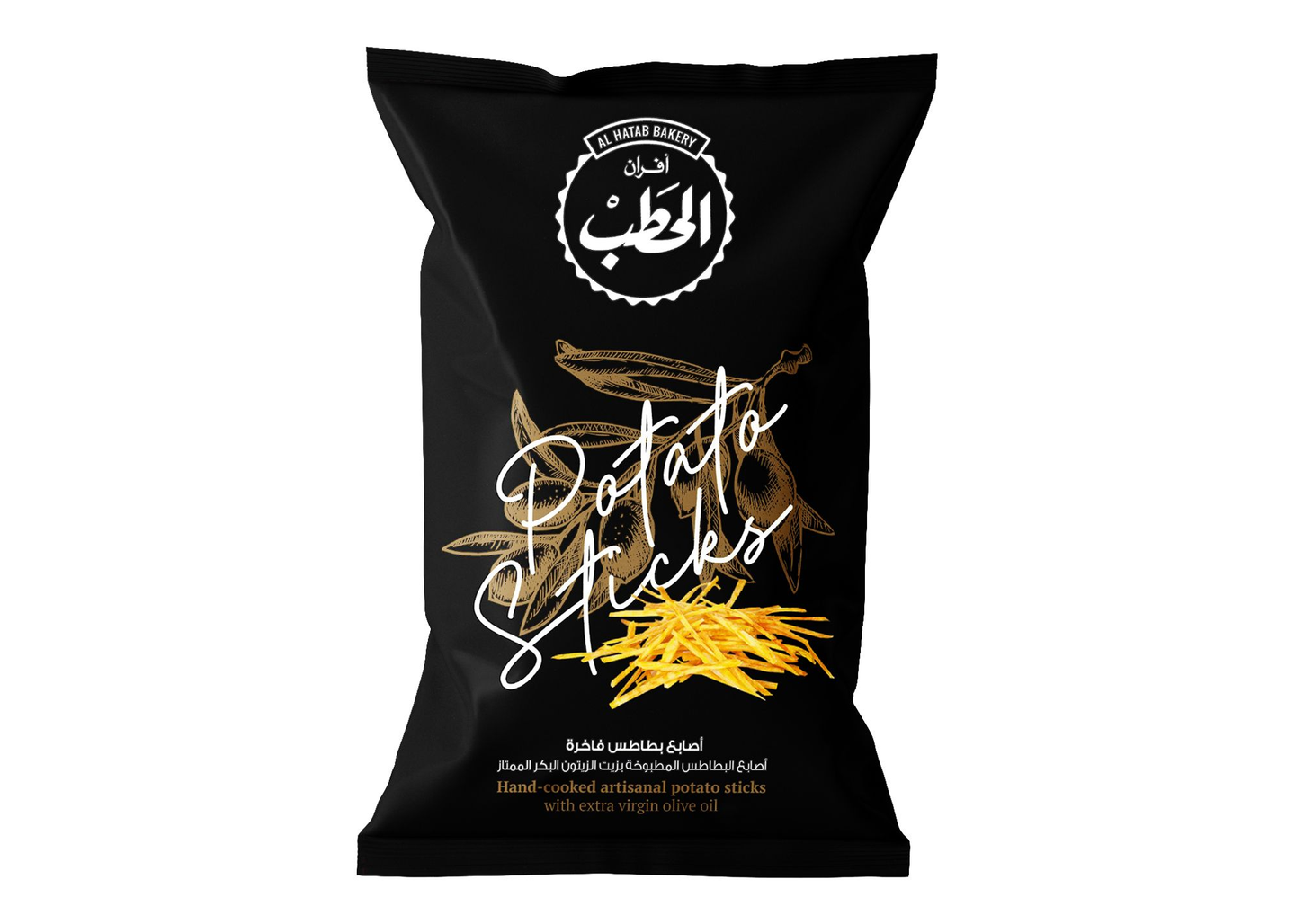 Alhatab Premium Ptto Olive Oil Chps 60 G