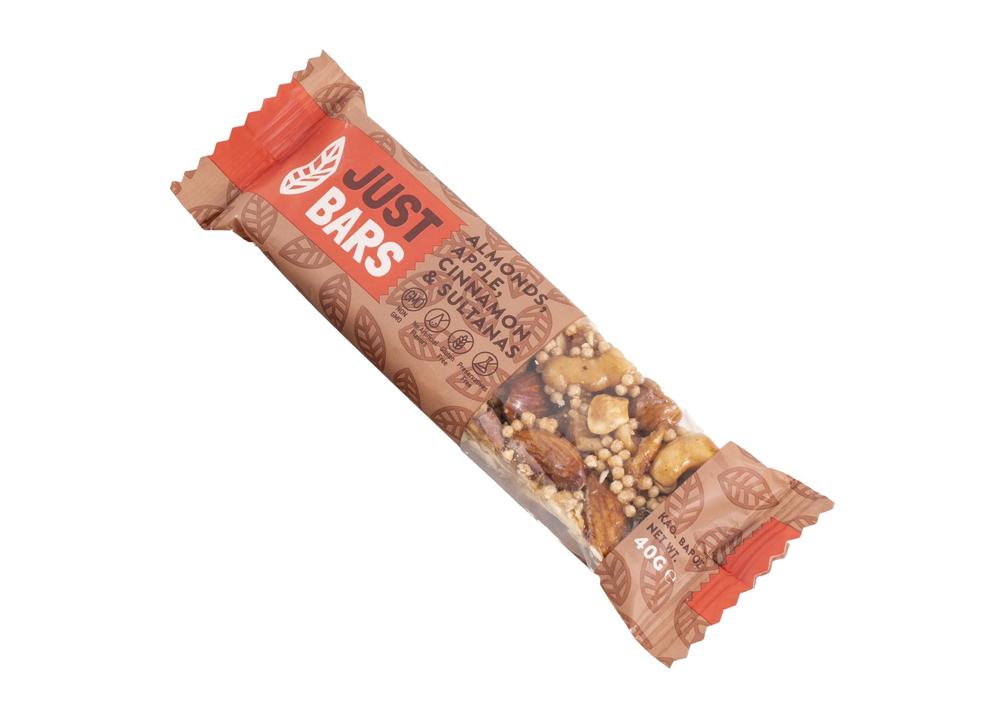 Just Almond Bar Aple Cnamn&Rasns 40 G