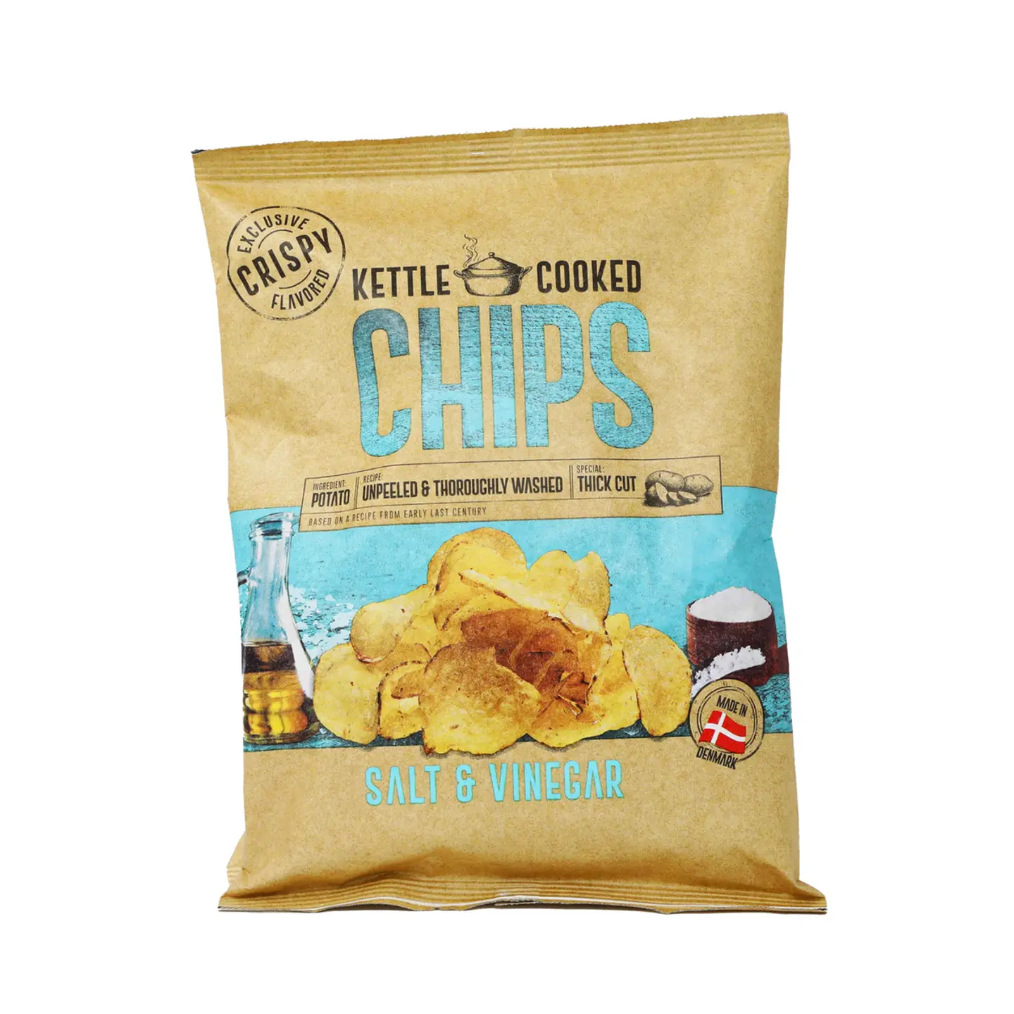 Kettle Cooked Chips With Salt & Vinegar 150 Gm