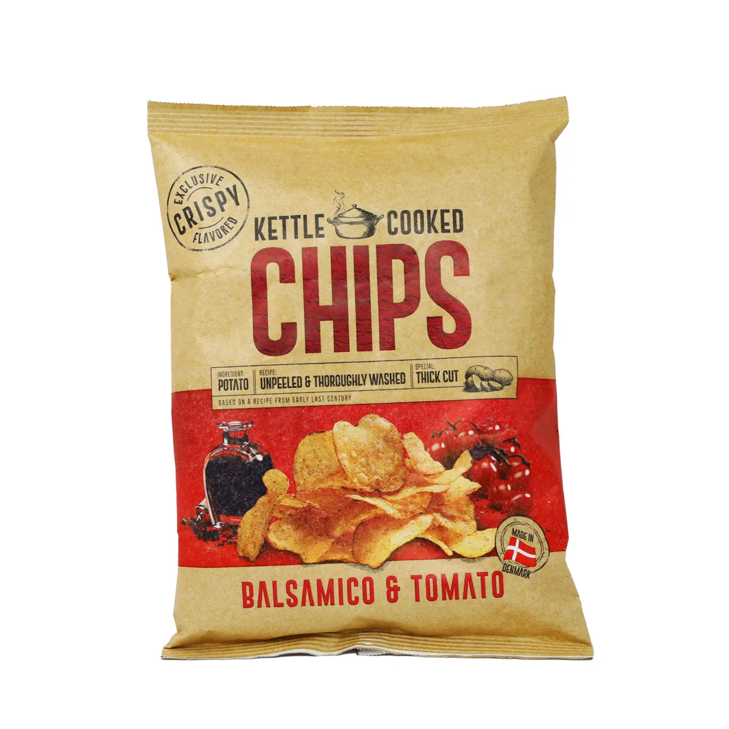 Kettle Cooked Chips With Balsamico & Tomato 150 Gm