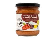 الحطب زيتون مع طماطم مجففة 190جم