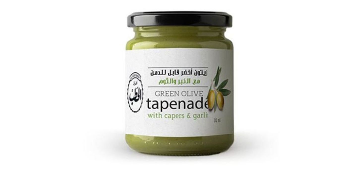 معجون زيتون اخضر مع الكبر و الثوم