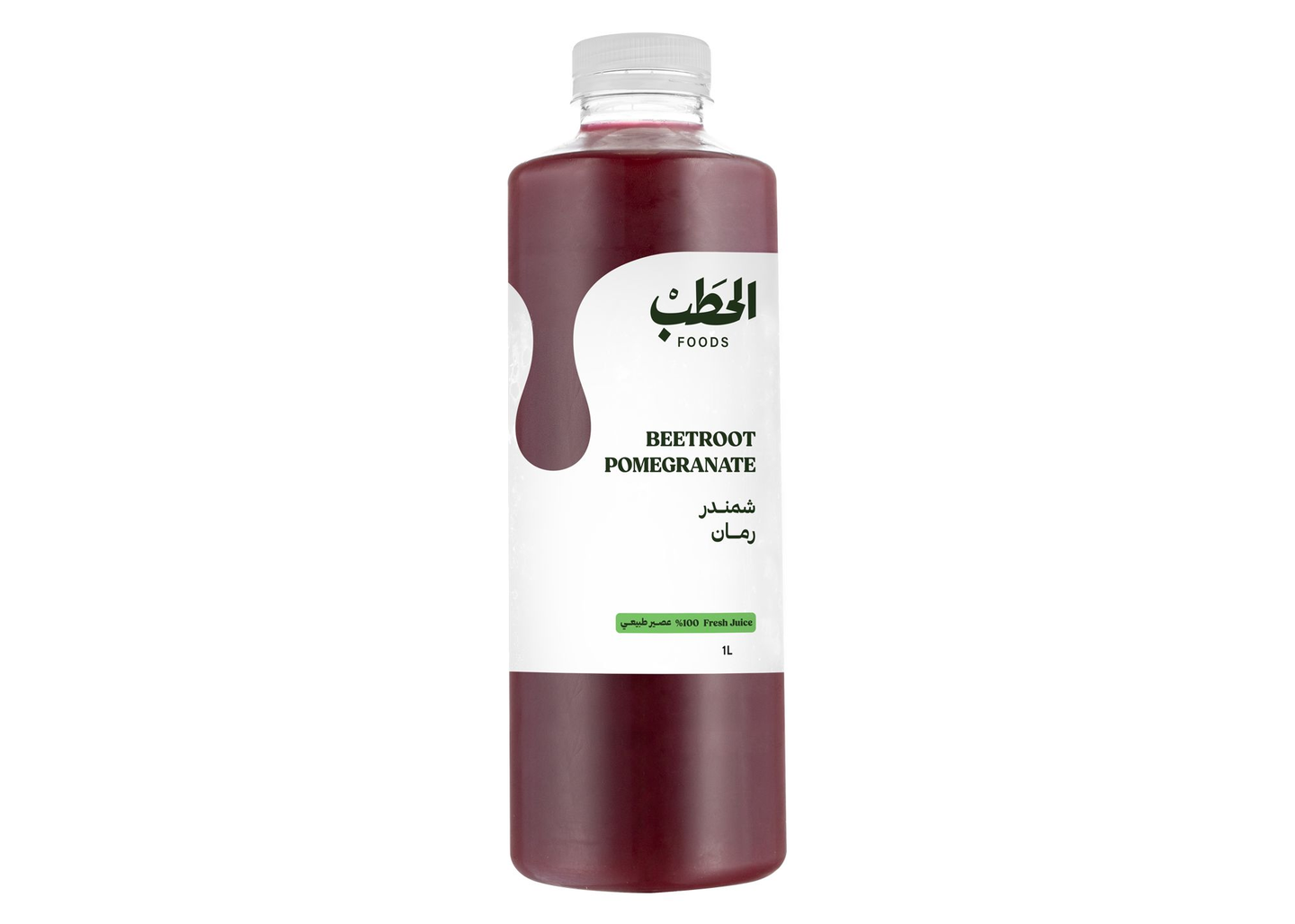 الحطب عصير شمندر ورمان 1لتر