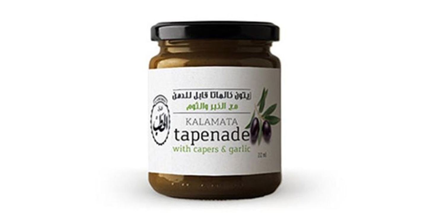 معجون زيتون كالماتا يوناني مع الكبر و الثوم