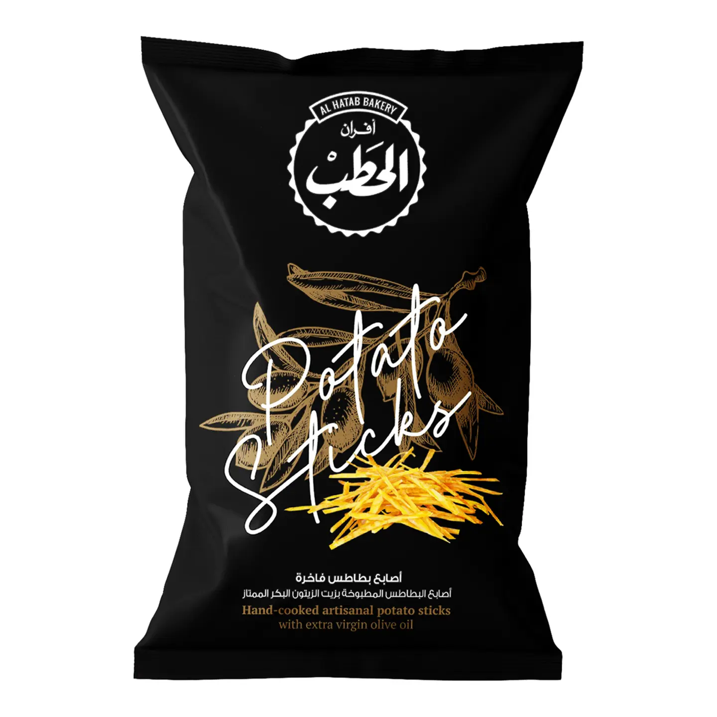 أصابع بطاطس فاخرة 100% زيت زيتون 60 جرا