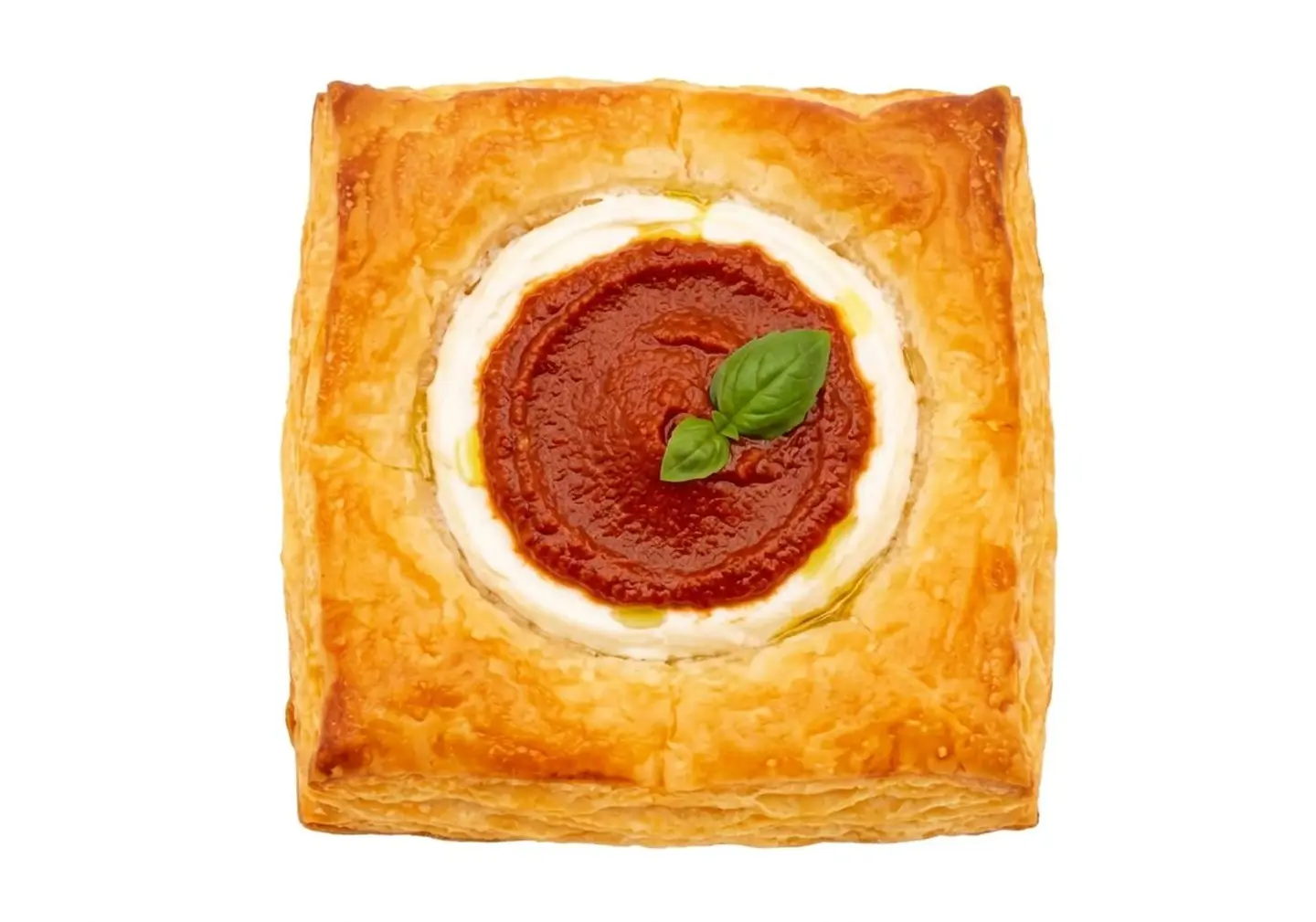 الحطب دانش طماطم مع موزاريلا