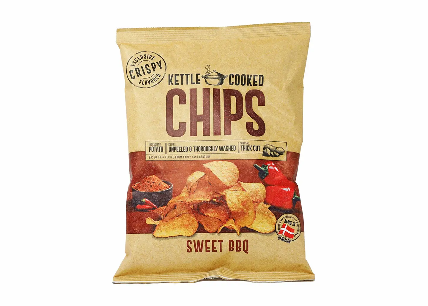 رقائق كيتل شيبس مطبوخة باربيكيو حلو150جم