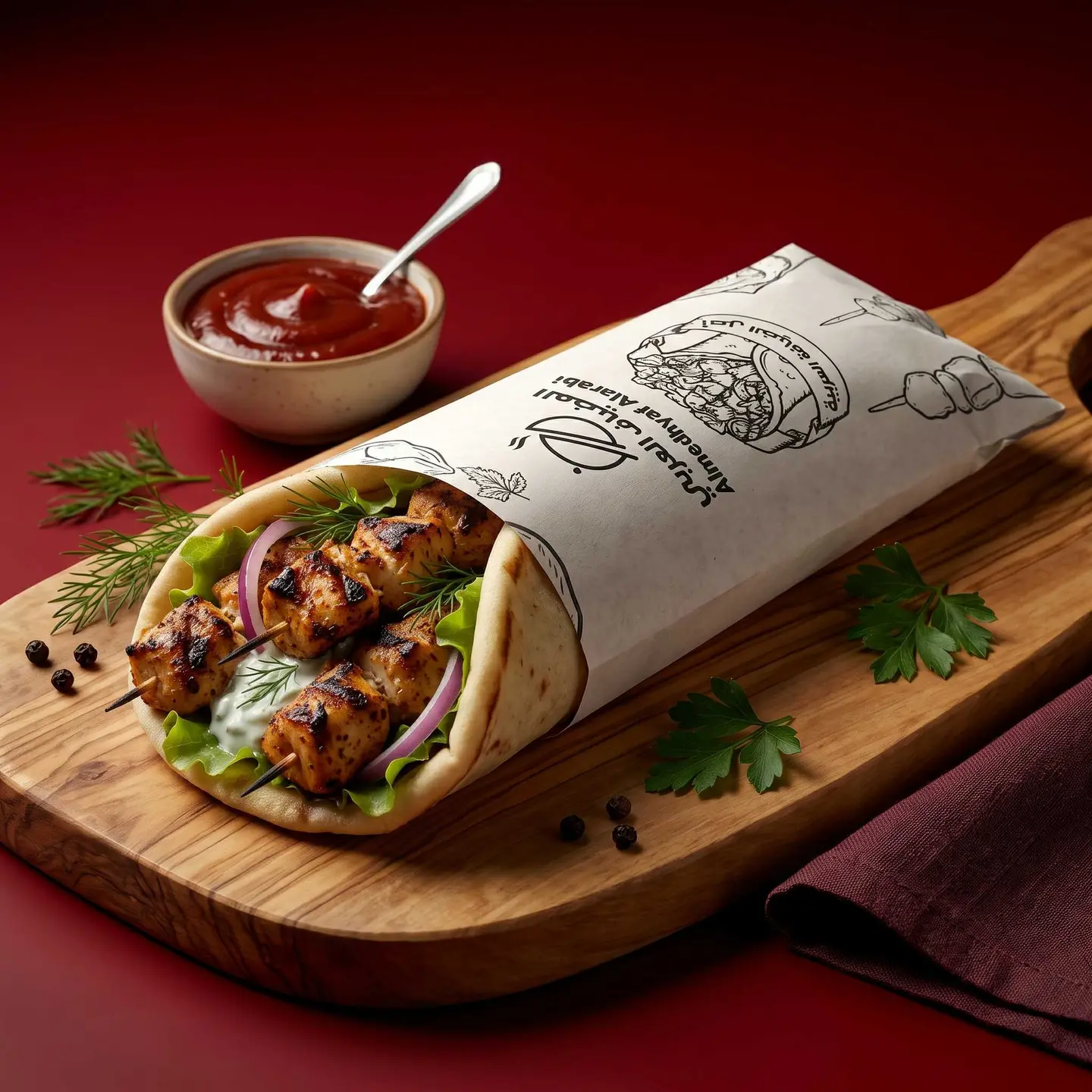 Meat Awsal Sandwich