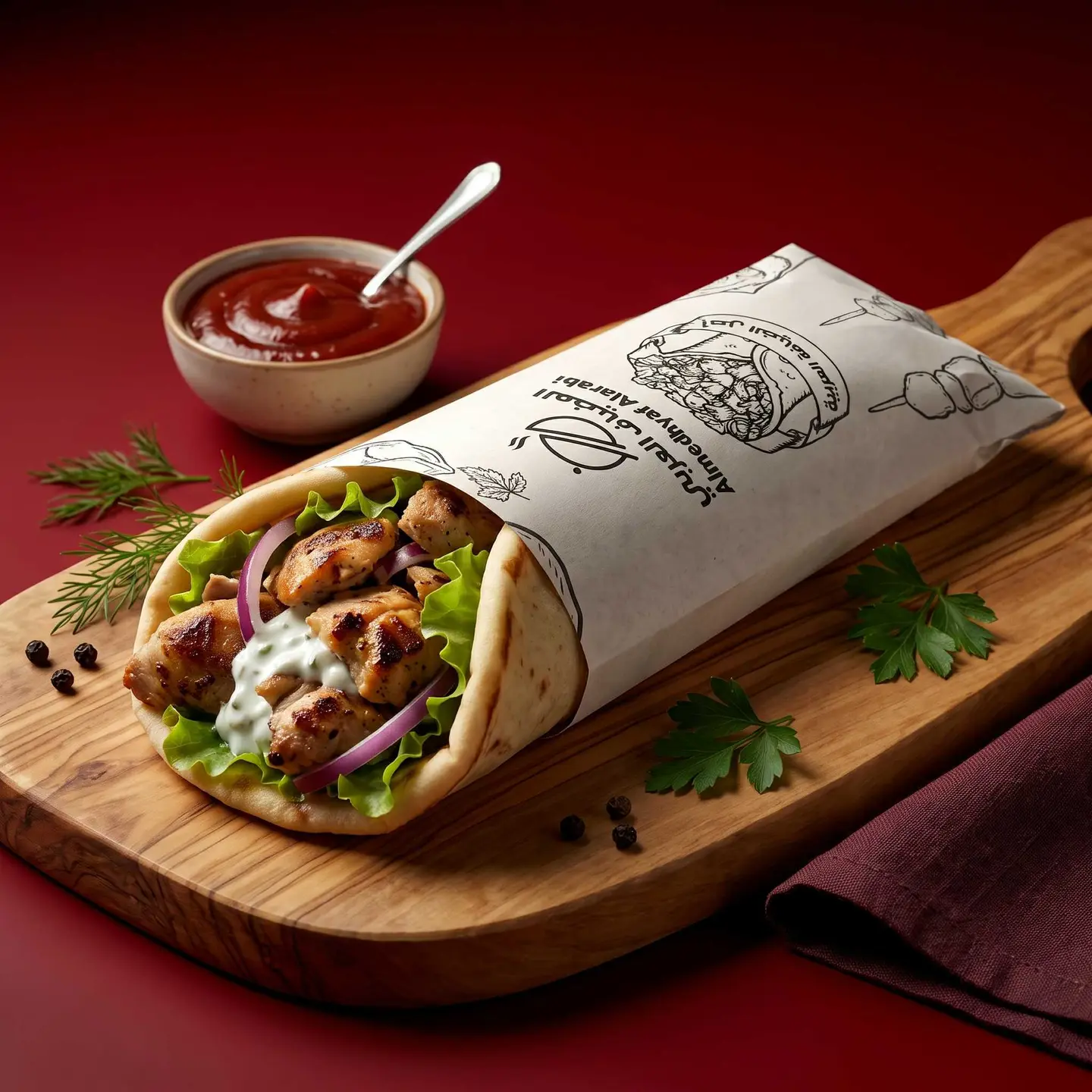 Chicken Kebab Sandwich