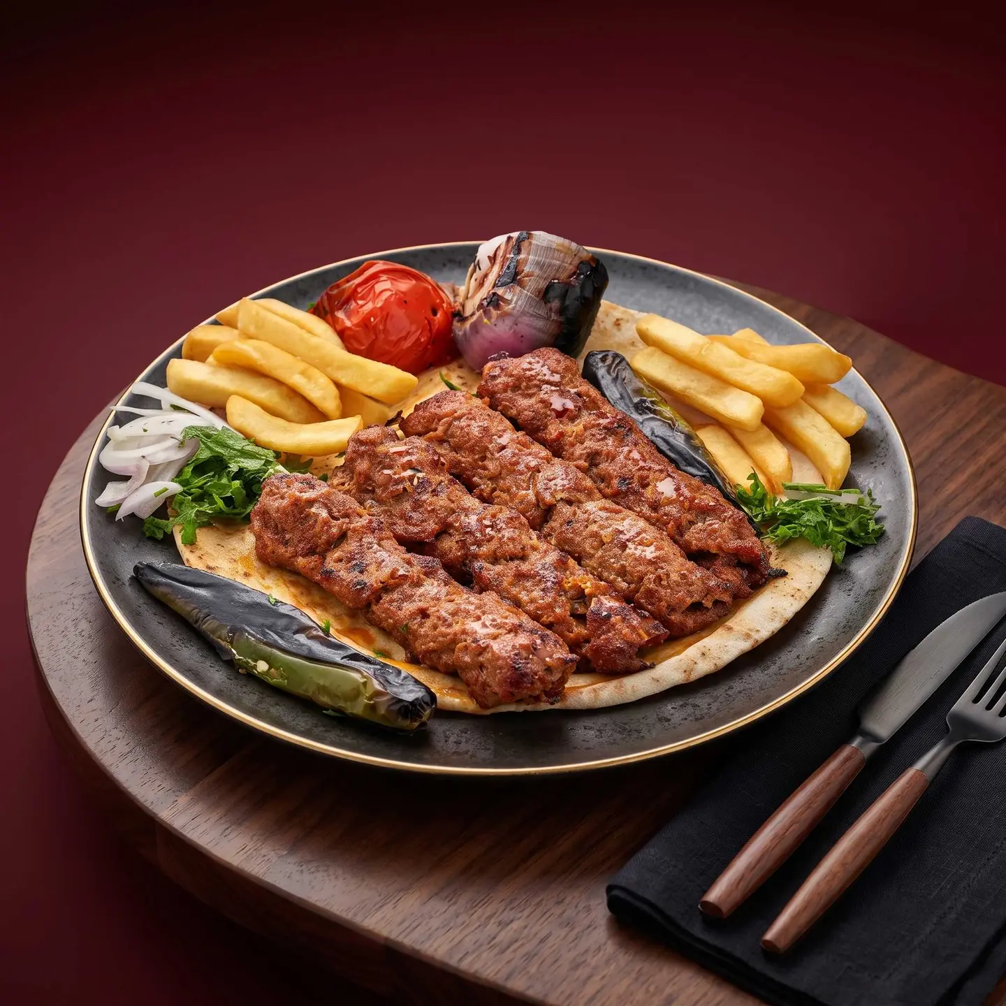Grilled Meat Kebab