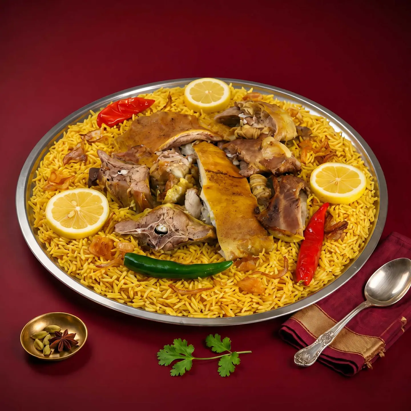 Mandi Goat Mandi Rice
