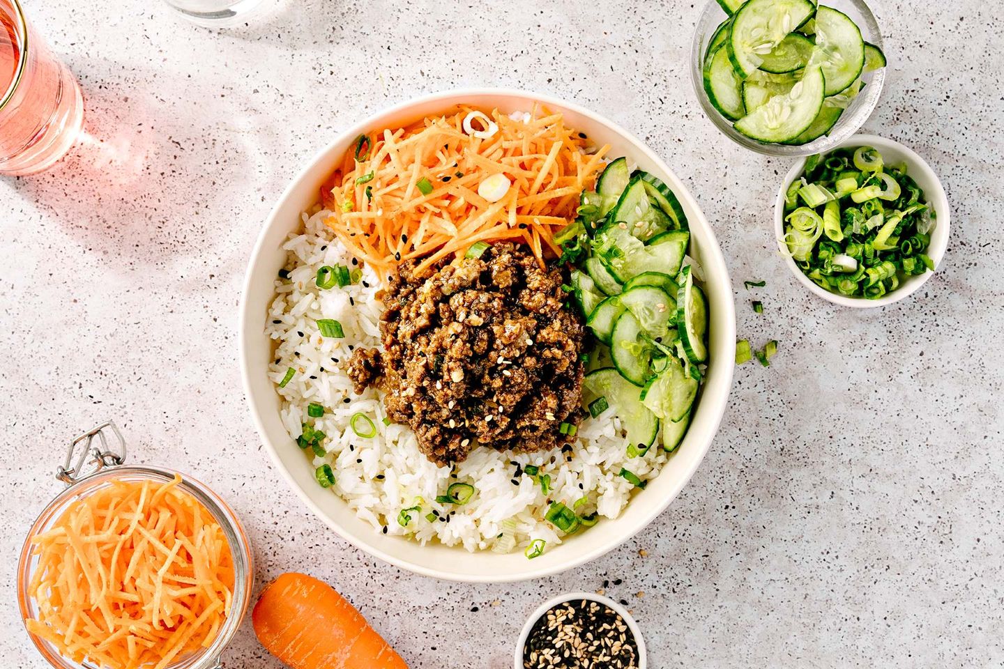Korean Ground Beef Bowl(Regular)