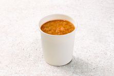 شوربة العدس البني