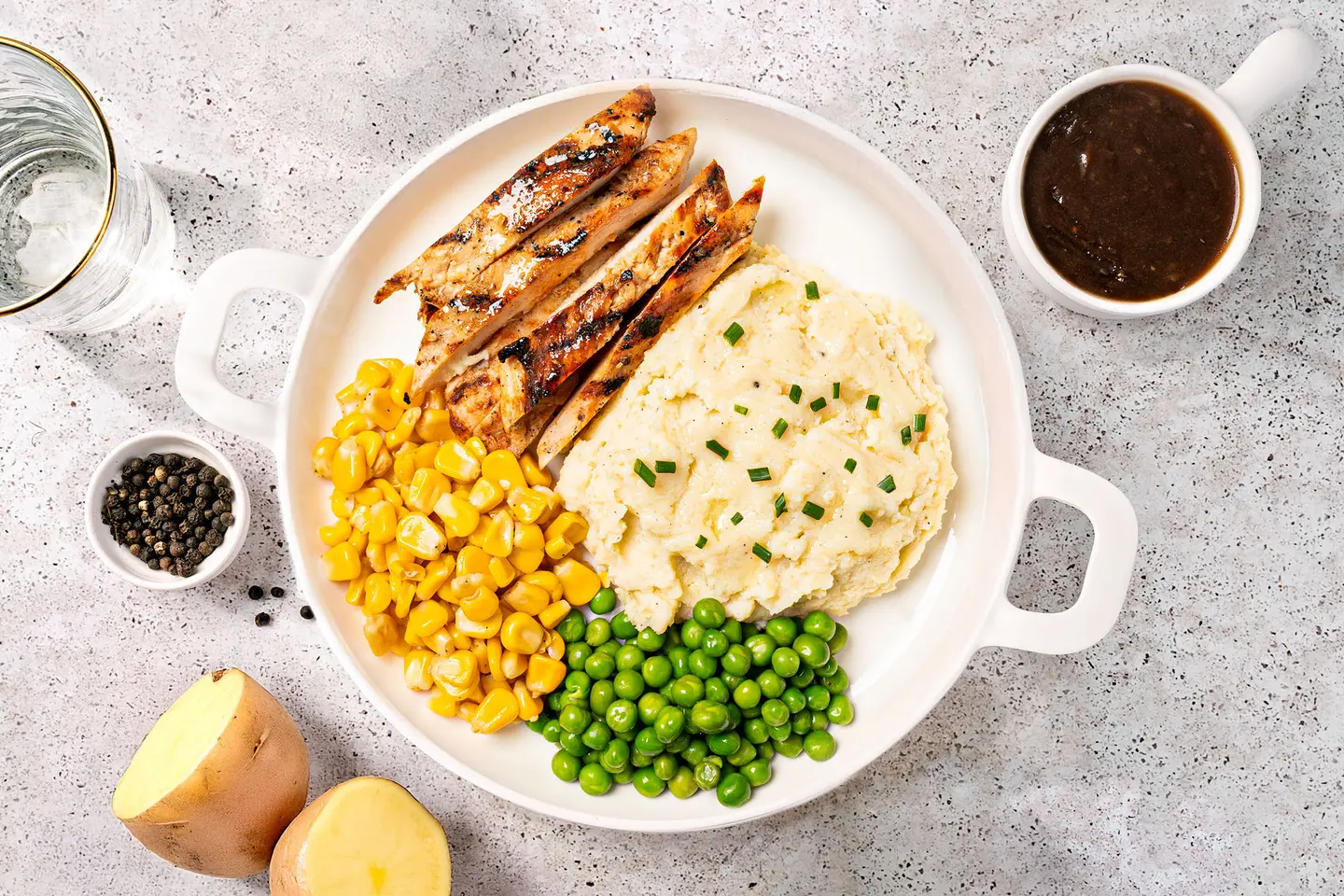 Grilled Chicken & Corn Delight