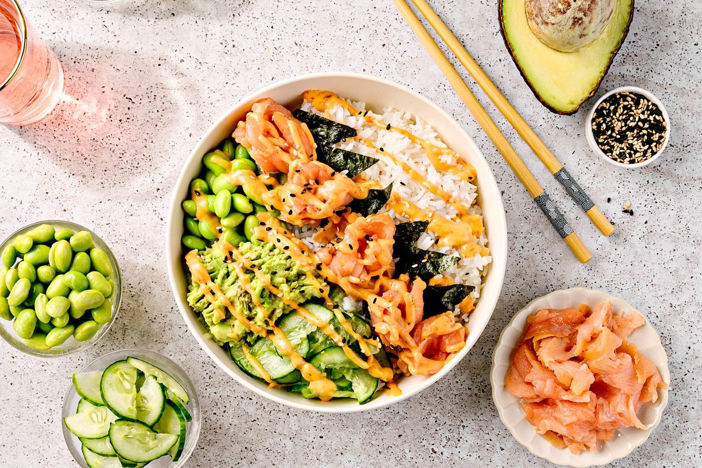 Spicy Salmon Rice Bowl (Regular)