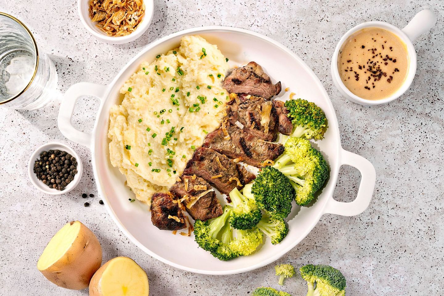 Steak Mashed Potato Bowl (Regular)