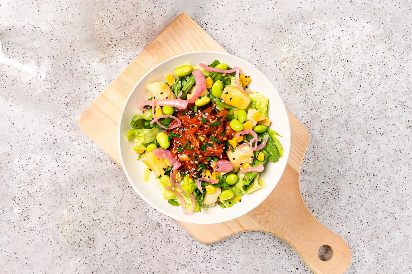 Kimchi Pineapple Salad