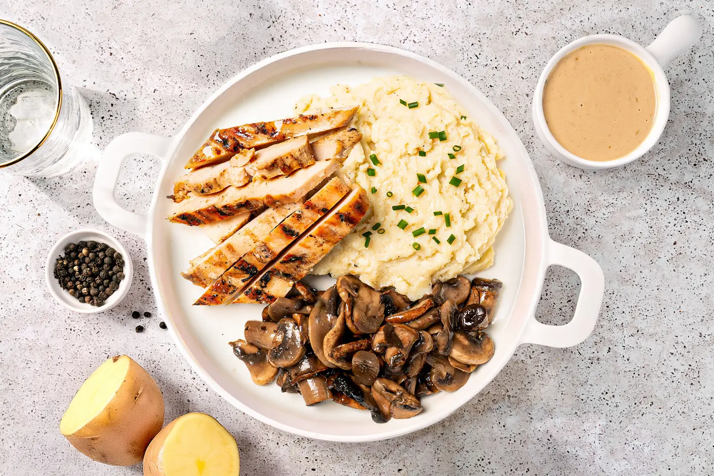 Mushroom & Grilled Chicken Medley