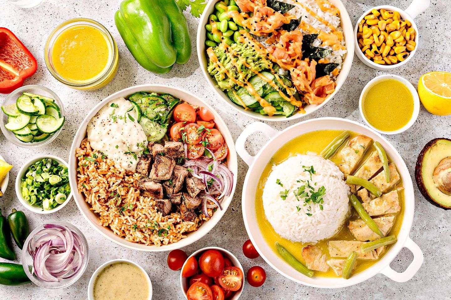 Build Your Own Rice Bowl