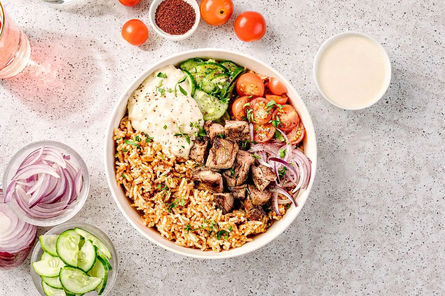 Lebanese Steak Bowl