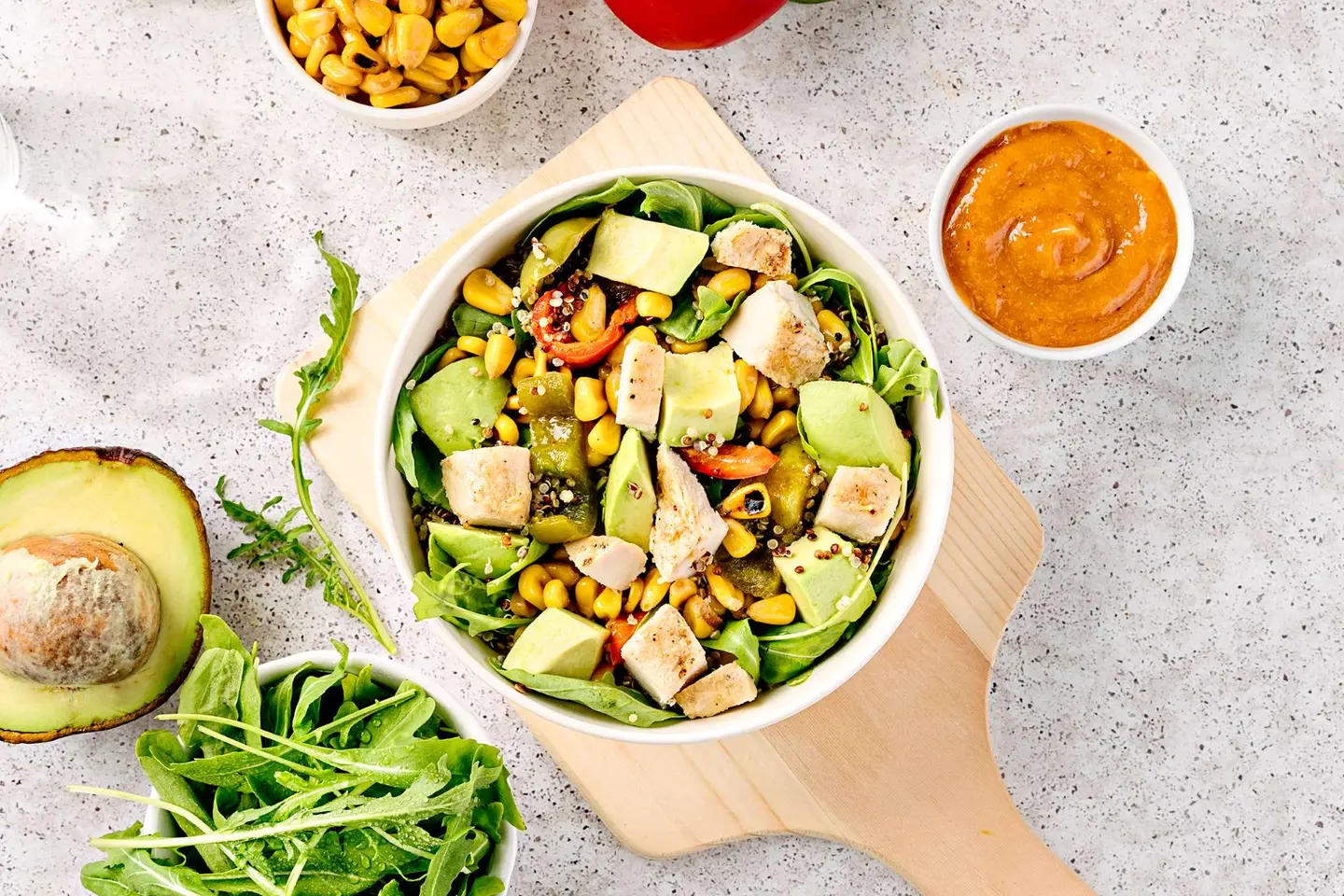 Quinoa Caesar Salad Bowl