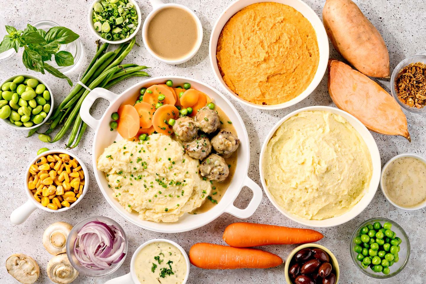 Build Your Own Mashed Potato Bowl