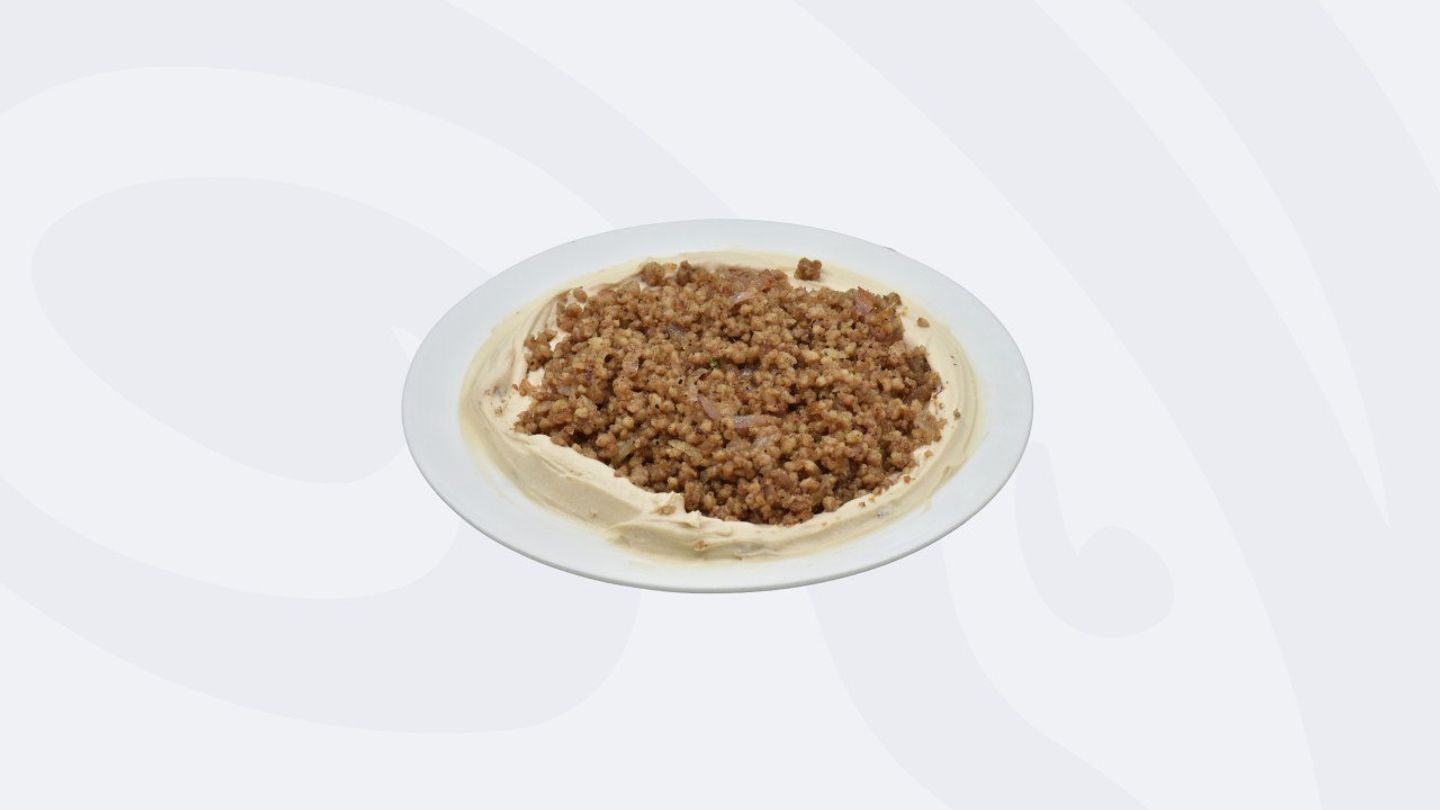 حمص باللحم
