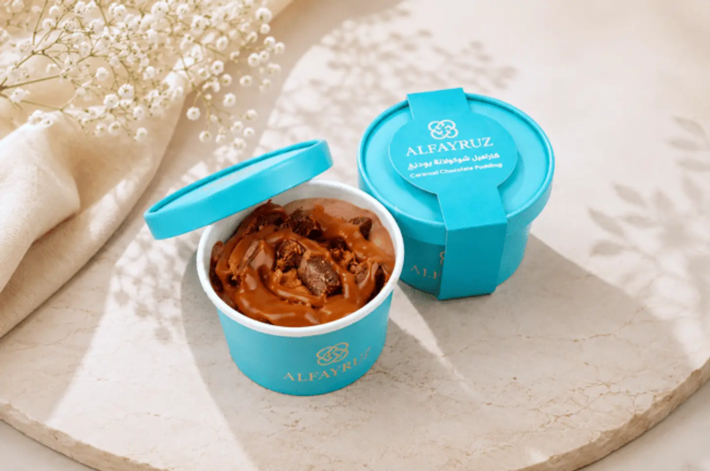 Chocolate Caramel Pudding Cup