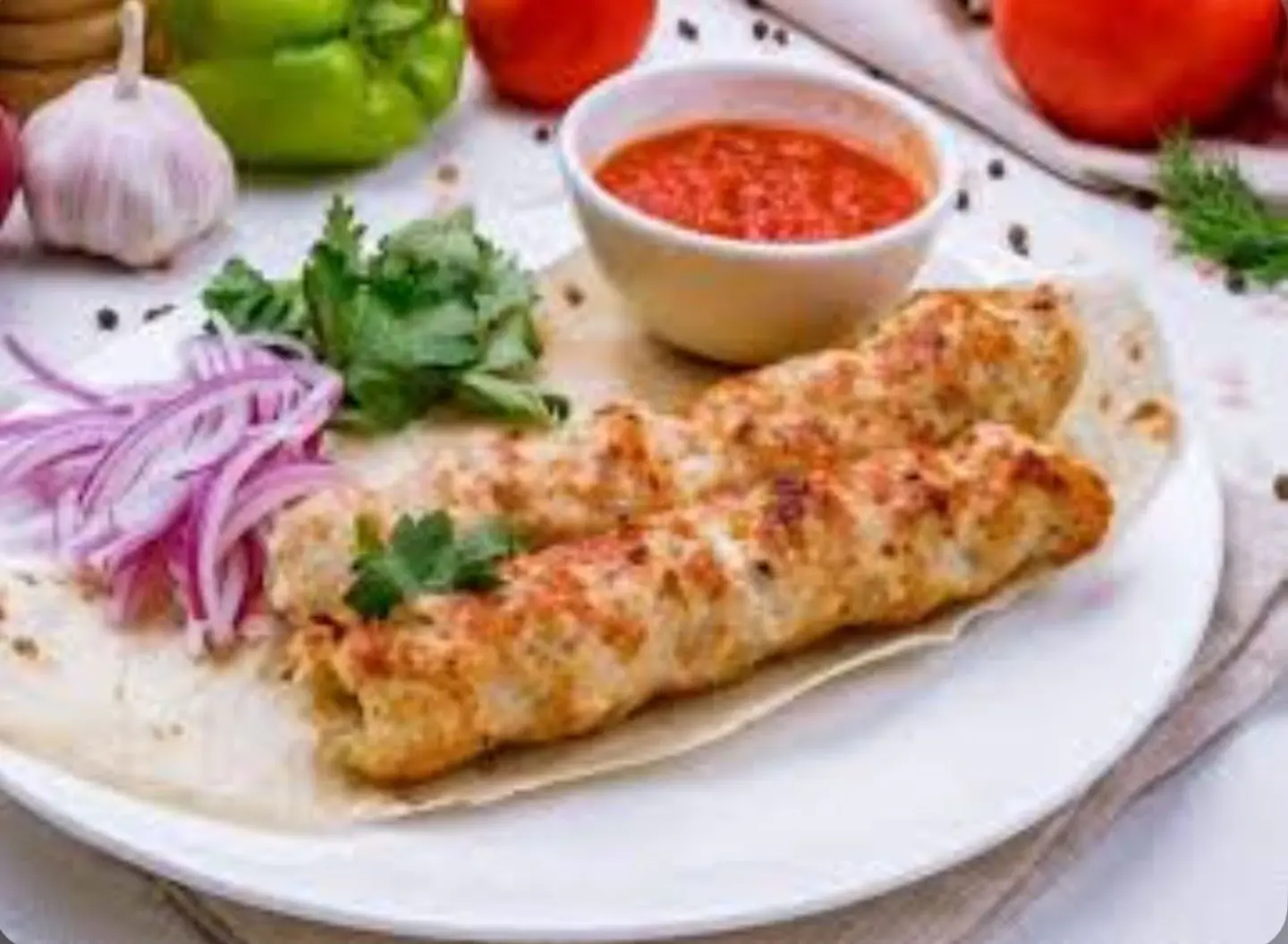 وجبة كباب دجاج