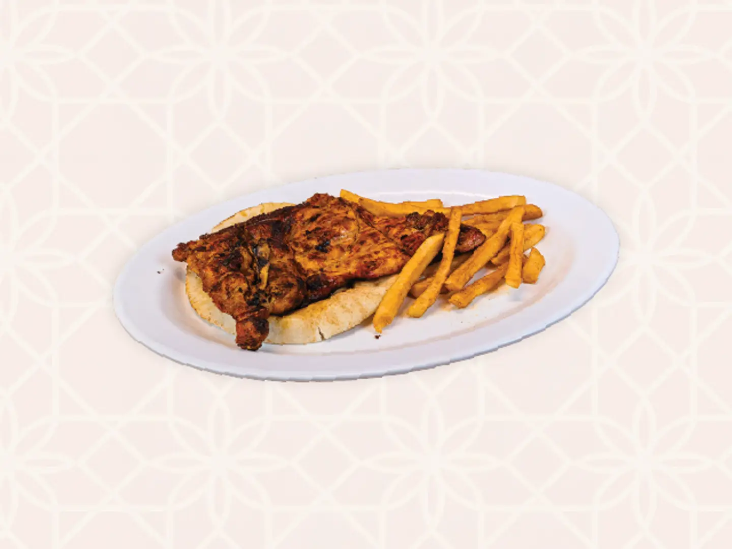 Half Plain Charcoal Chicken