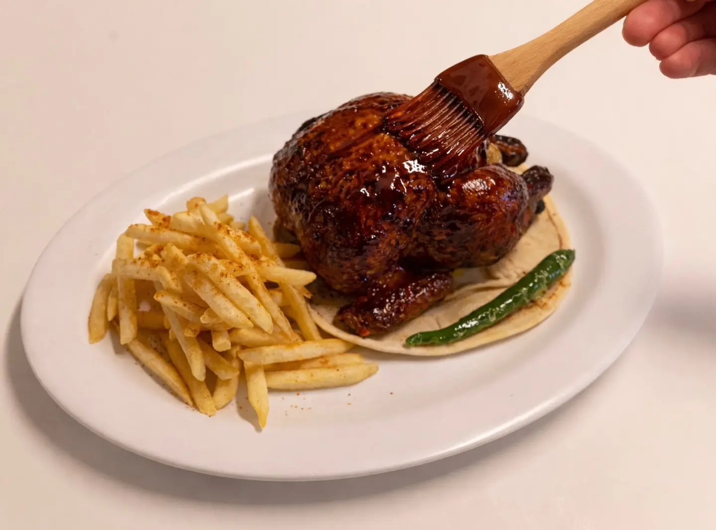 Whole Plain Bbq Rotisserie Chicken