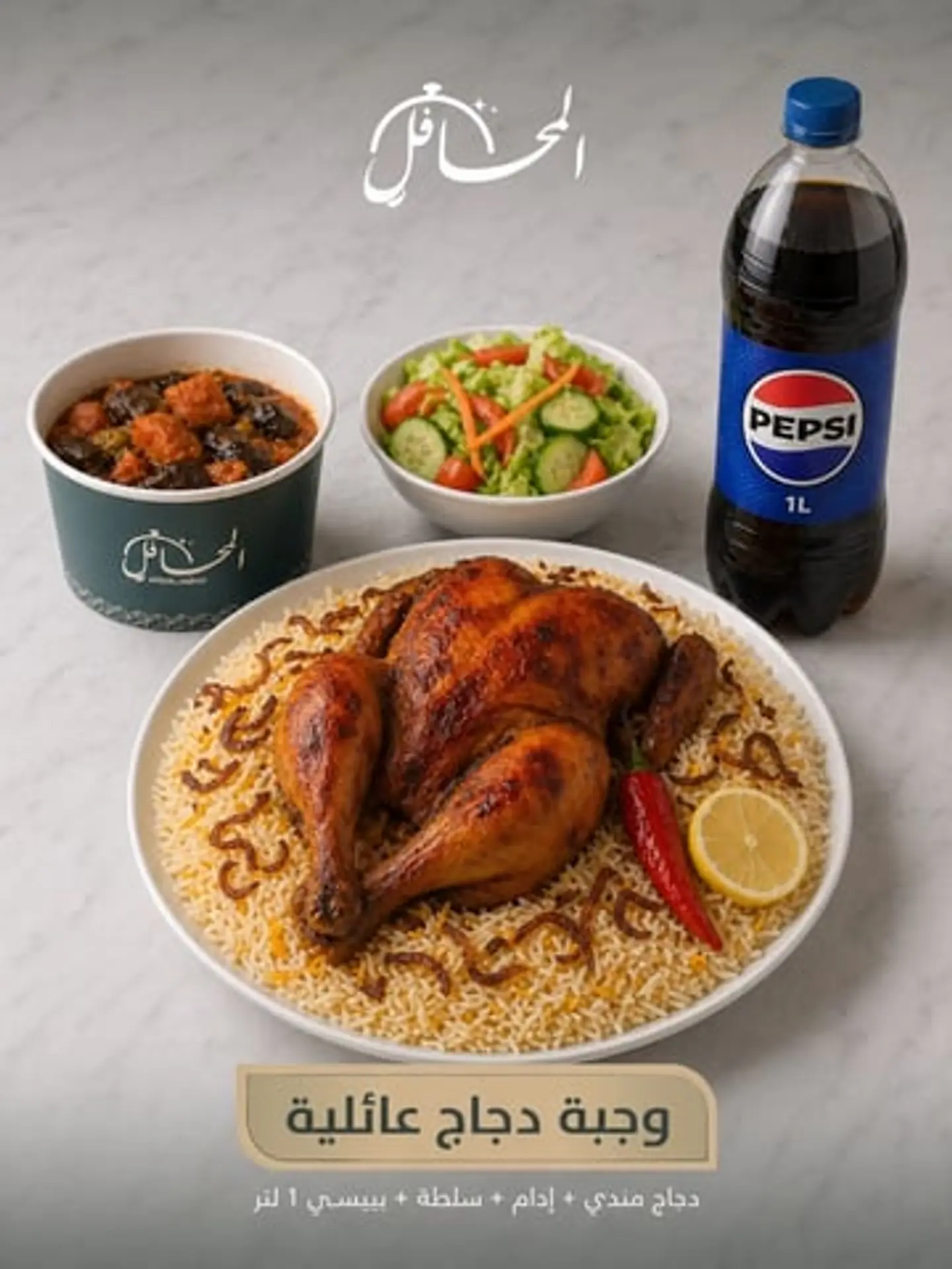 وجبة دجاج عائلية