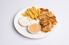 طبق شاورما دجاج