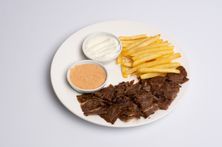 طبق شاورما لحم