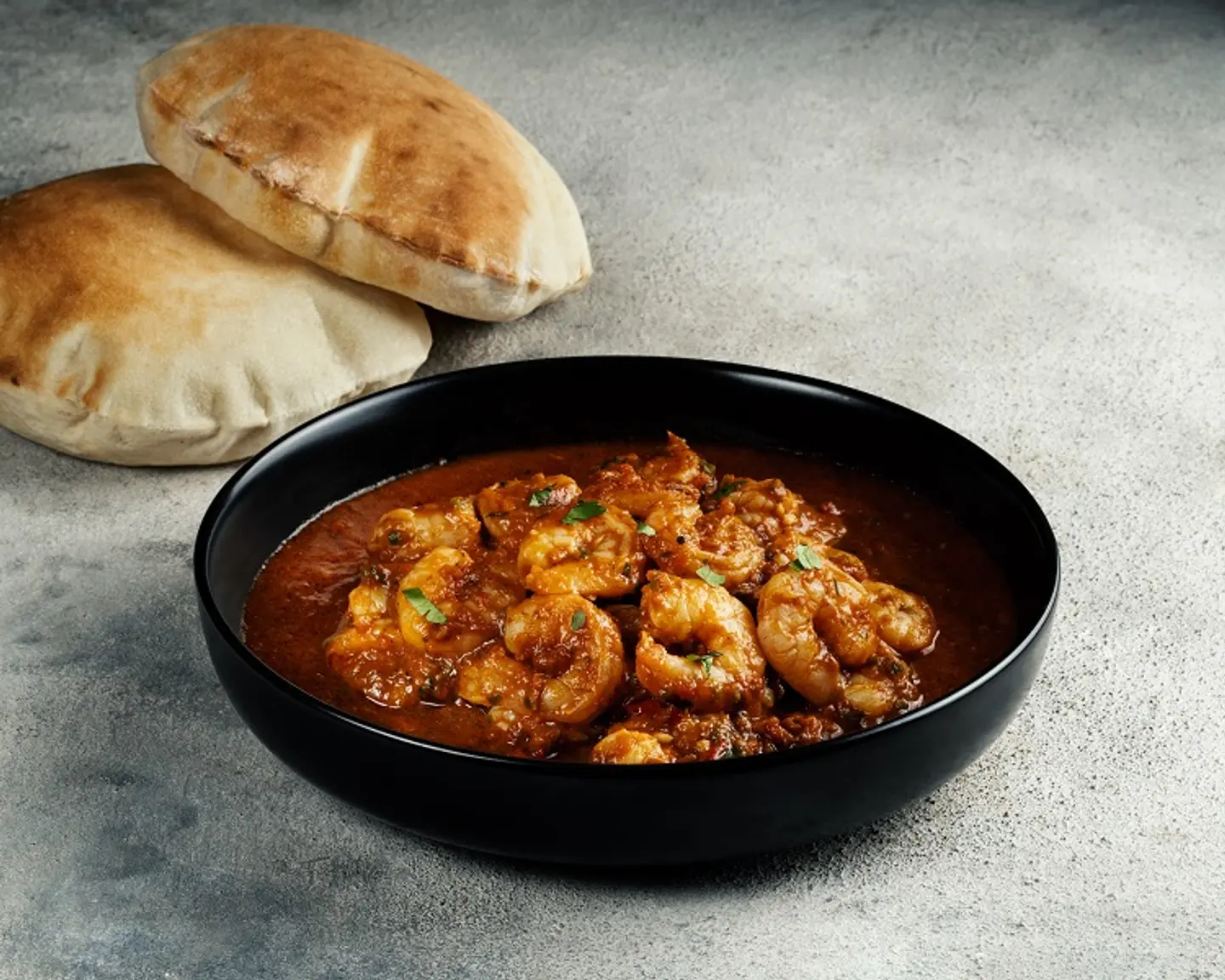 روبيان بالصلصة الحارة