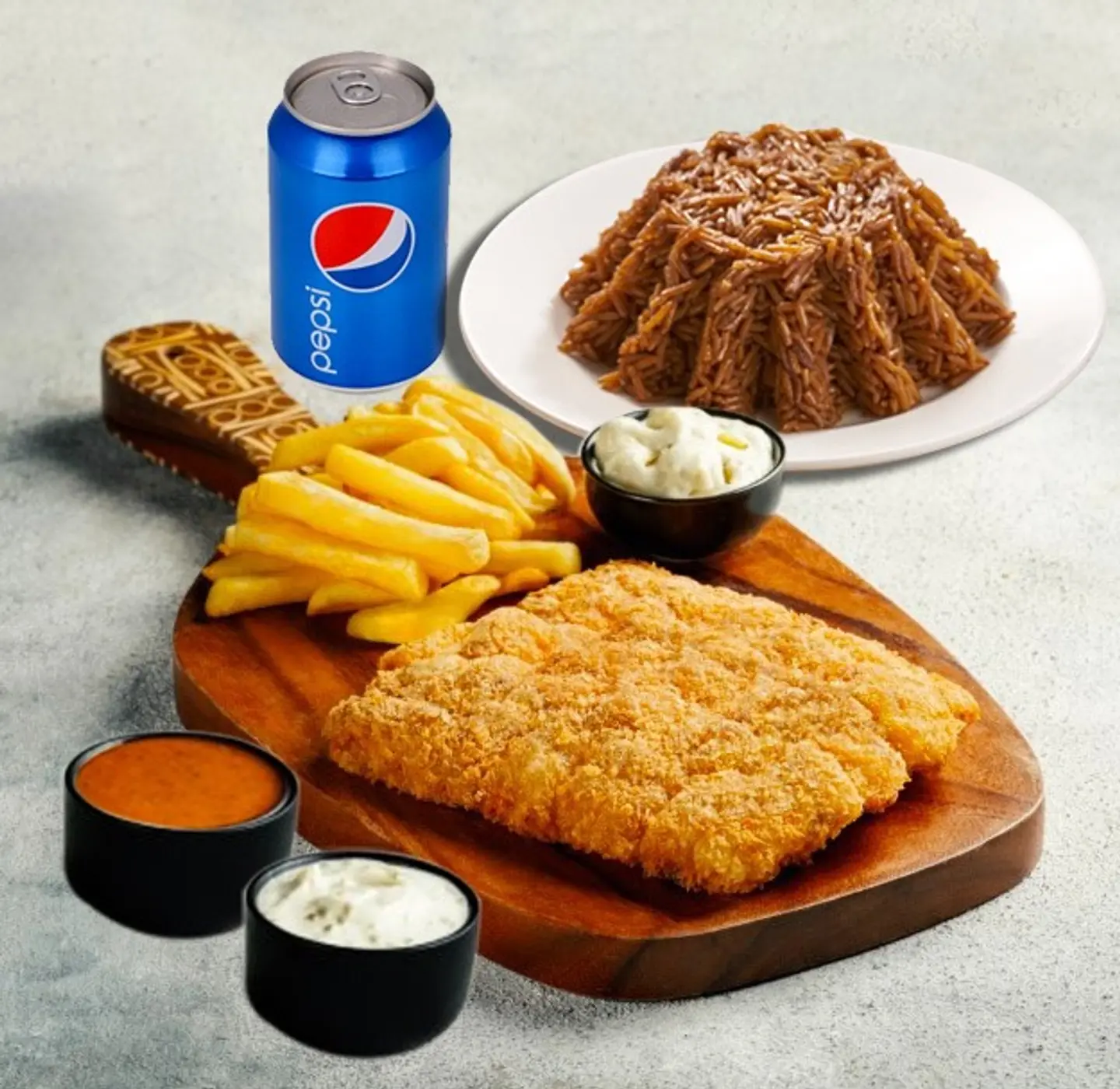 وجبة اسكالوب عمو حمزة نفر