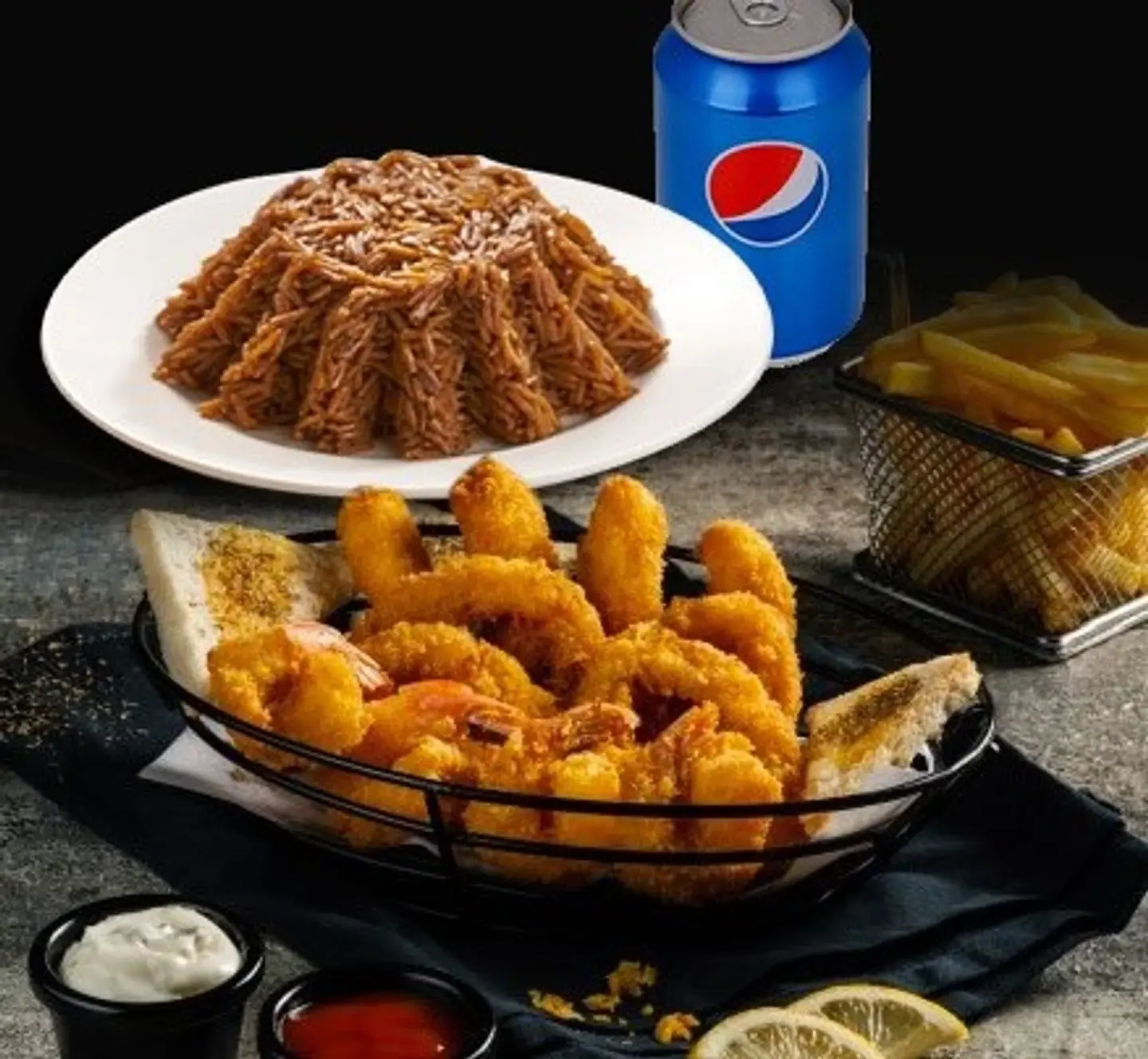 وجبة ثمار البحر نفر